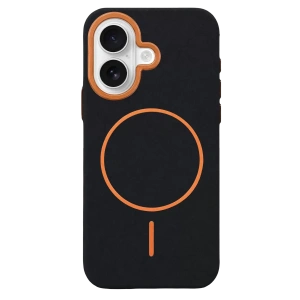 Hubrendy SH Joko Apple İphone 17 Luno Deri Magsafe Kapak - Siyah