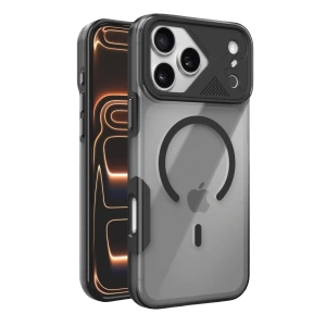 Hubrendy SH Joko Apple İphone 17 Pro Zinko Magsafe Kapak - Siyah