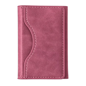 Hubrendy SH Joko Tema Magsafe Deri Kartlık - Pembe