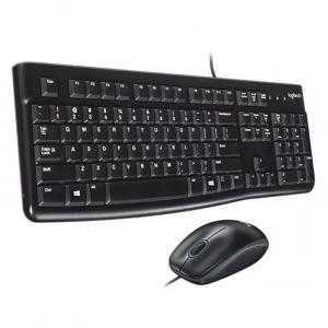 Hubrendy SH Logitech Mk120 Usb Q Siyah Kablolu Klavye + Mouse Set