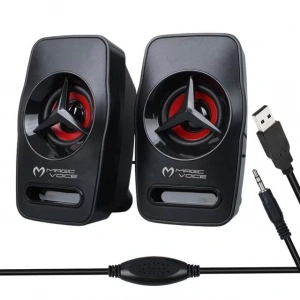 Hubrendy SH Magicvoice T-19 1+1 Usb Pc Mini Hoparlör - Speaker (2*3 Watt - 4 Ohm)