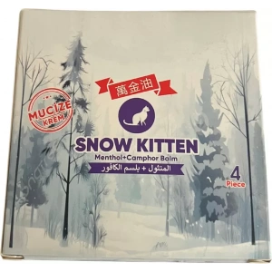 Hubrendy SH Medicablends Snow Kitten Menthol Balm Krem 4lü
