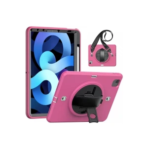Hubrendy SH Newface Apple İpad Pro 11 (2020) Kılıf Strap-c Otterbox Tablet Kapak - Pembe
