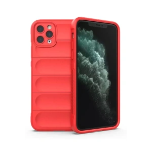 Hubrendy SH Newface Apple İphone 11 Pro Kılıf Optimum Silikon - Kırmızı