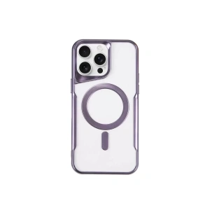 Hubrendy SH Newface Apple İphone 11 Pro Max Kılıf Boyi Magsafe Silikon Kapak - Derin Mor
