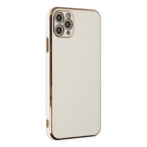 Hubrendy SH Newface Apple İphone 11 Pro Max Kılıf Volet Silikon - Beyaz