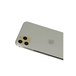 Hubrendy SH Newface Apple İphone 11 Pro Max Rainbow Kamera Lens Koruma Cam - Gold