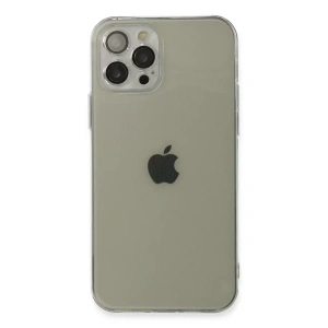 Hubrendy SH Newface Apple İphone 12 Pro Max Kılıf Fly Lens Silikon - Şeffaf