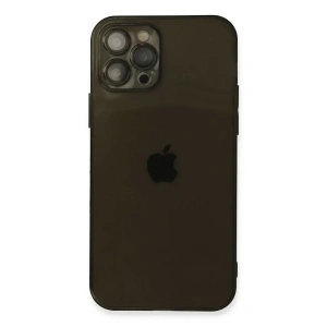 Hubrendy SH Newface Apple İphone 12 Pro Max Kılıf Fly Lens Silikon - Siyah