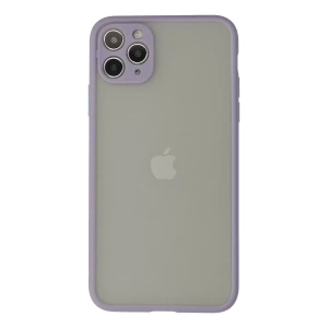 Hubrendy SH Newface Apple İphone 12 Pro Max Kılıf Montreal Silikon Kapak - Mor