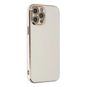 Hubrendy SH Newface Apple İphone 12 Pro Max Kılıf Volet Silikon - Beyaz
