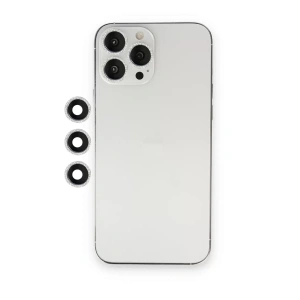 Hubrendy SH Newface Apple İphone 12 Pro Shine Kamera Lens - Gümüş