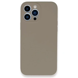 Hubrendy SH Newface Apple İphone 13 Pro Kılıf Lansman Legant Silikon - Bej