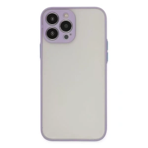 Hubrendy SH Newface Apple İphone 13 Pro Kılıf Montreal Silikon Kapak - Mor