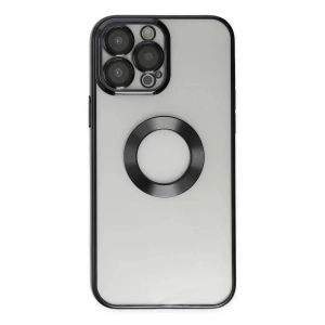 Hubrendy SH Newface Apple İphone 13 Pro Kılıf Slot Silikon - Siyah