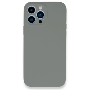 Hubrendy SH Newface Apple İphone 13 Pro Max Kılıf Lansman Legant Silikon - Gri