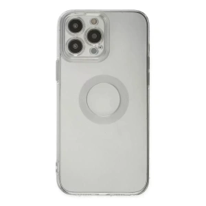 Hubrendy SH Newface Apple İphone 13 Pro Max Kılıf Santa Lens Silikon - Şeffaf