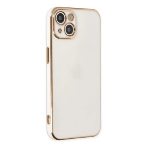 Hubrendy SH Newface Apple İphone 14 Kılıf Volet Silikon - Beyaz