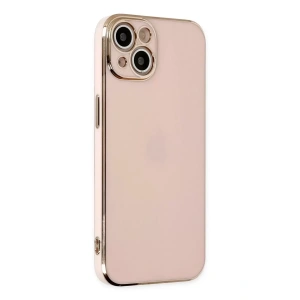Hubrendy SH Newface Apple İphone 14 Kılıf Volet Silikon - Pembe