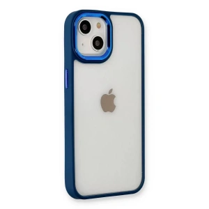 Hubrendy SH Newface Apple İphone 14 Plus Kılıf Dora Kapak - Mavi