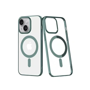 Hubrendy SH Newface Apple İphone 14 Plus Kılıf Element Magneticsafe Sert Kapak - Köknar Yeşili