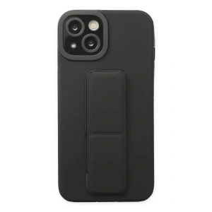 Hubrendy SH Newface Apple İphone 14 Plus Kılıf Mega Standlı Silikon - Siyah