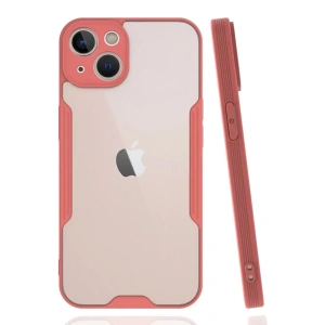 Hubrendy SH Newface Apple İphone 14 Plus Kılıf Platin Silikon - Pembe