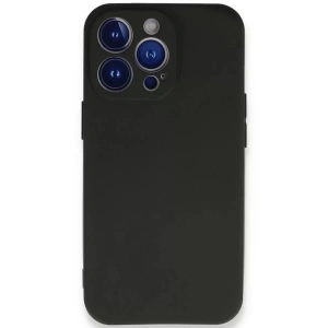 Hubrendy SH Newface Apple İphone 14 Pro Max Kılıf First Silikon - Siyah
