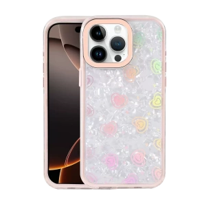 Hubrendy SH Newface Apple İphone 14 Pro Max Lumi Desenli Kapak - Pembe