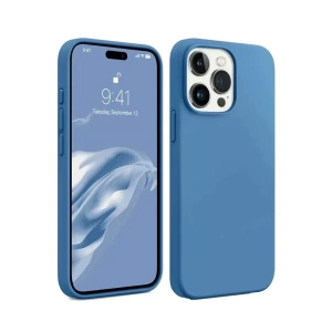 Hubrendy SH Newface Apple İphone 15 Pro Kılıf First Silikon - Mavi