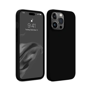 Hubrendy SH Newface Apple İphone 15 Pro Kılıf First Silikon - Siyah