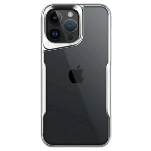 Hubrendy SH Newface Apple İphone 15 Pro Max Kılıf Boyi Silikon Kapak - Gümüş