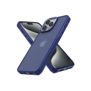 Hubrendy SH Newface Apple İphone 15 Pro Max Kılıf Elegant Kapak - Lacivert