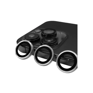 Hubrendy SH Newface Apple İphone 15 Pro Max Raze Metal Kamera Lens - Gümüş