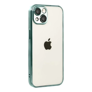 Hubrendy SH Newface Apple İphone 15 Razer Lensli Silikon - Yeşil