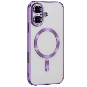 Hubrendy SH Newface Apple İphone 16 Kılıf Kross Magneticsafe Kapak - Mor