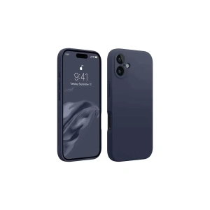 Hubrendy SH Newface Apple İphone 16 Plus Kılıf First Silikon - Lacivert