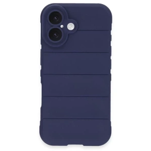 Hubrendy SH Newface Apple İphone 16 Plus Kılıf Optimum Silikon - Lacivert