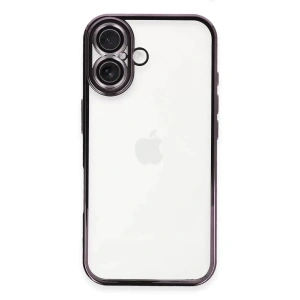 Hubrendy SH Newface Apple İphone 16 Plus Kılıf Razer Lensli Silikon - Mor