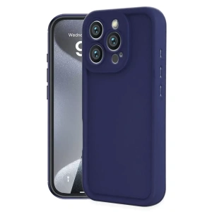 Hubrendy SH Newface Apple İphone 16 Pro Kılıf Viera Silikon - Lacivert