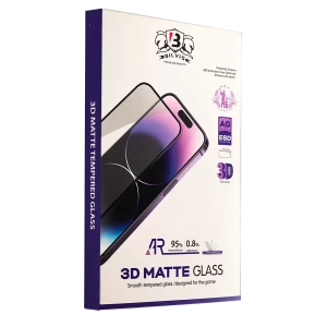 Hubrendy SH Newface Apple İphone 16 Pro Max Bilvis 3d Mat Cam Ekran Koruyucu