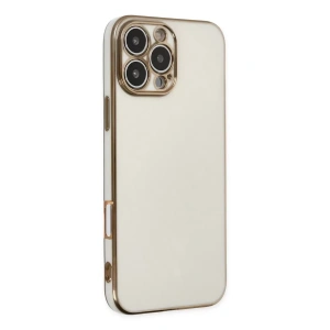 Hubrendy SH Newface Apple İphone 16 Pro Max Kılıf Volet Silikon - Beyaz