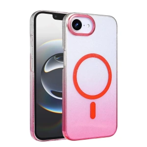 Hubrendy SH Newface Apple İphone 16e Glossy Magsafe Kapak - Pembe