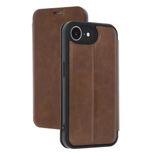 Hubrendy SH Newface Apple İphone 16e Kılıf Flip Cover - Taba