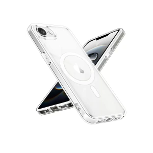 Hubrendy SH Newface Apple İphone 16e Kılıf Magneticsafe Şeffaf Silikon - Şeffaf