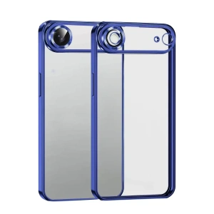 Hubrendy SH Newface Apple İphone 17 Air Razer Lensli Silikon - Lacivert