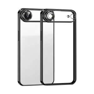 Hubrendy SH Newface Apple İphone 17 Air Razer Lensli Silikon - Siyah