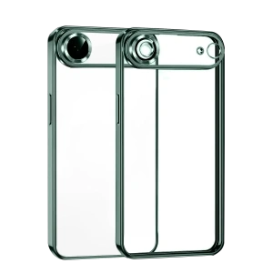 Hubrendy SH Newface Apple İphone 17 Air Razer Lensli Silikon - Yeşil