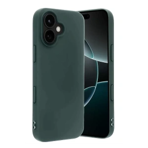 Hubrendy SH Newface Apple İphone 17 First Silikon - Koyu Yeşil