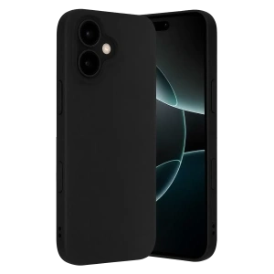 Hubrendy SH Newface Apple İphone 17 Nano İçi Kadife Silikon - Siyah